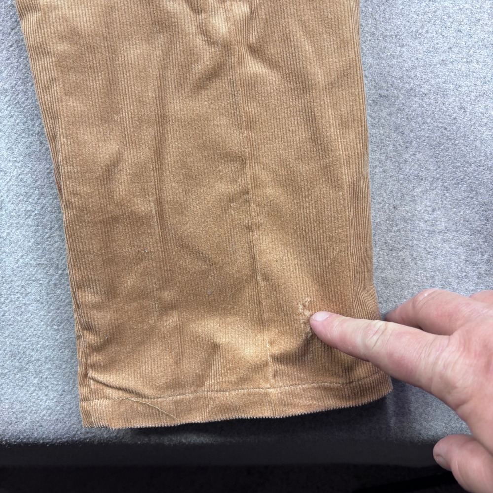 Vintage Deadstock 70s Madewell New Bedford Corduroy Work Pants Mens Small Tan - Picture 11 of 13